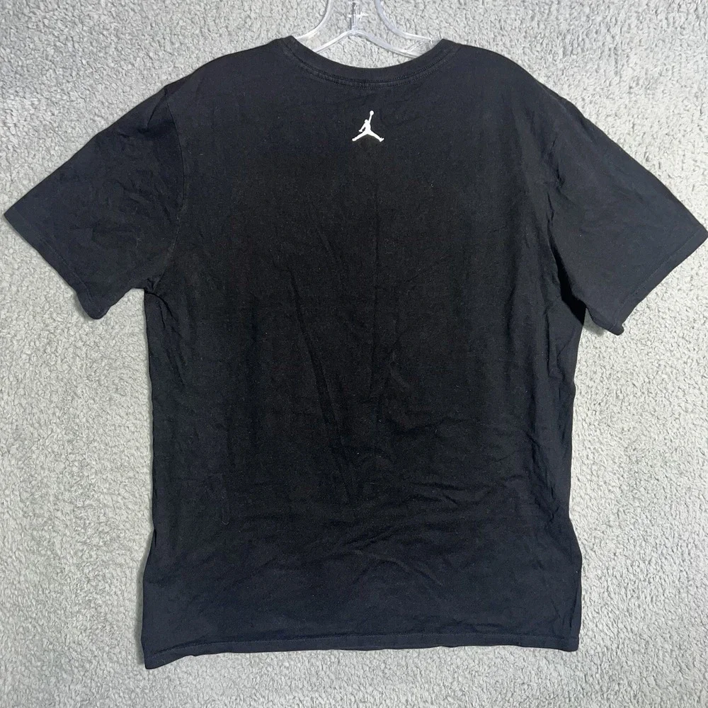 Jordan x Marvin The Martian T Shirt Men's Sz L Black Brooklyn Mars Spike Lee Tee